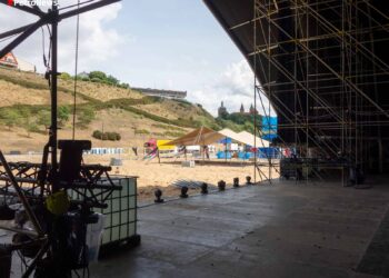 Trwają przygotowania do Audioriver. Jak wygląda miasteczko i harmonogram występów? [ZDJĘCIA]