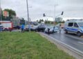 Znów wypadek na „dzwonie”. Do szpitala trafiła dwójka dzieci