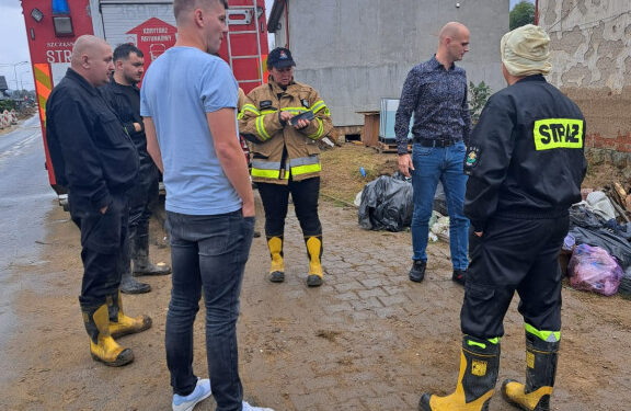 Starosta płocki na terenach po powodzi. „Zaoferowaliśmy wsparcie”