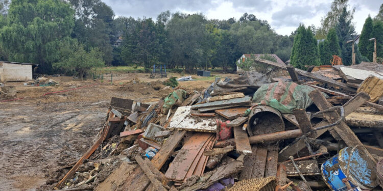 Starosta płocki na terenach po powodzi. „Zaoferowaliśmy wsparcie”