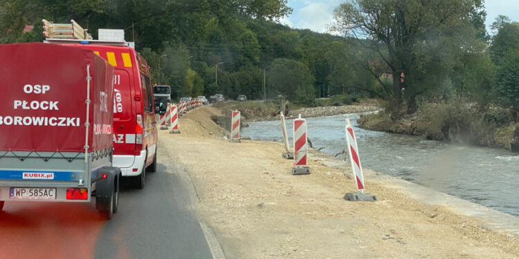 Starosta płocki na terenach po powodzi. „Zaoferowaliśmy wsparcie”