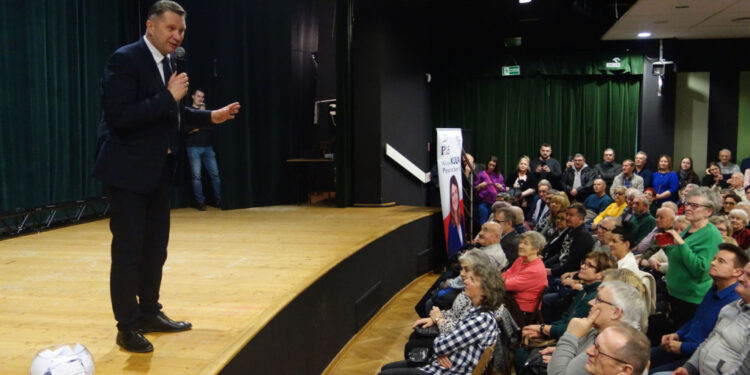 Przemysław Czarnek odwiedził Płock. Padło: Hab keine angst vor Tusk!