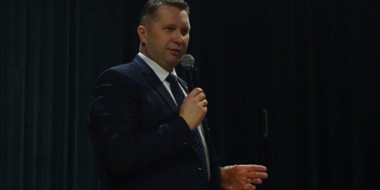 Przemysław Czarnek odwiedził Płock. Padło: Hab keine angst vor Tusk!