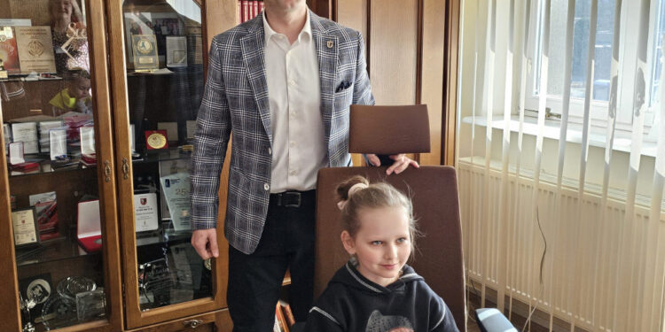 „Dzień w fotelu Starosty Płockiego” dla przedszkolaków z Bielska