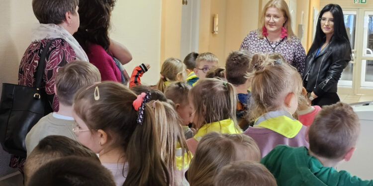 „Dzień w fotelu Starosty Płockiego” dla przedszkolaków z Bielska