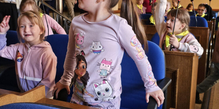 „Dzień w fotelu Starosty Płockiego” dla przedszkolaków z Bielska