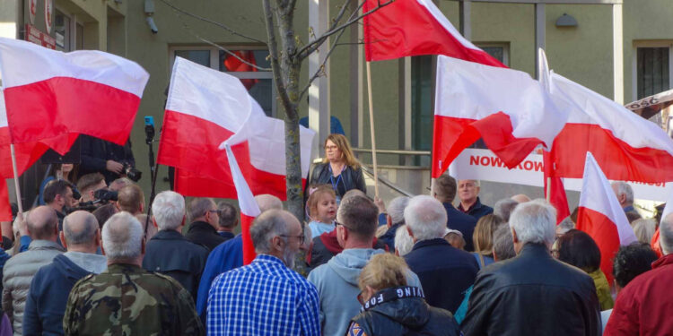 Protest przeciwko Centrum Integracji Cudzoziemców w Płocku [FILM, FOTO]