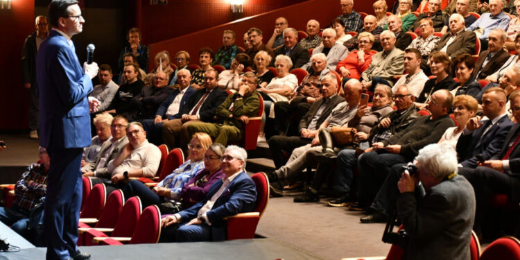 Mateusz Morawiecki w Płocku: „Te wybory są wyborami o prawdę i kłamstwo”