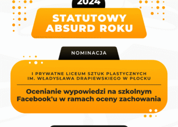 Płocka szkoła w tegorocznym plebiscycie na „Statutowy Absurd Roku”. O co chodzi?