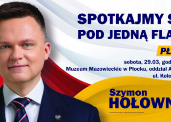 Szymon Hołownia w Płocku. „Spotkajmy się pod jedną flagą”