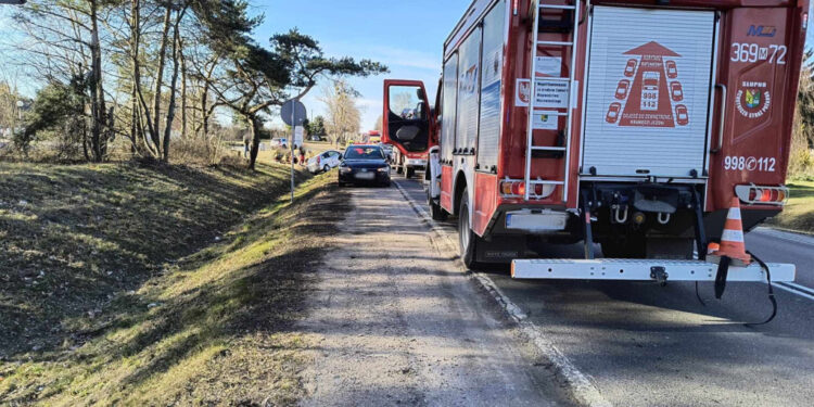 Zderzenie aut na DK62. W akcji śmigłowiec. Są utrudnienia [ZDJĘCIA]