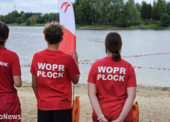 Bezpieczne lato w Grabinie. ORLEN i WOPR ponownie razem na plaży „Patelnia” [FILM, FOTO]