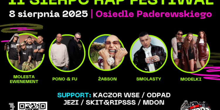Sierpc Rap Festiwal – muzyka i smaki w jednym miejscu!