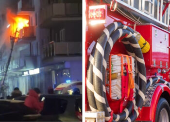 Pożar w Płocku. Pięć osób w szpitalu!