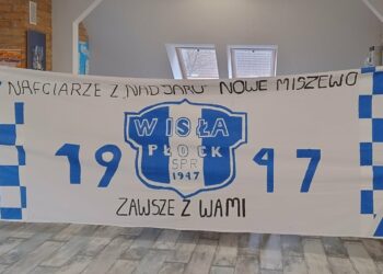 Mieszkańcy DPS przygotowali oprawę na mecze Orlen Wisła Płock