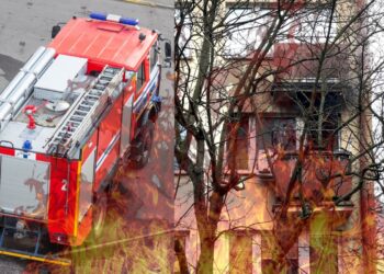 Pożar mieszkania w Płocku. Ewakuowano pięć osób