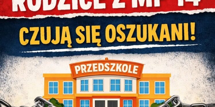 Rodzice wychodzą na ulice. Protest w obronie Przedszkola nr 14 w Płocku