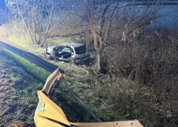 Auto przebiło barierę i wpadło do Wisły