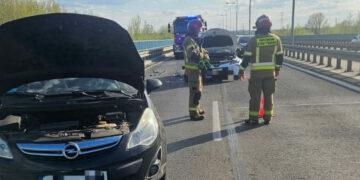 Wypadek na płockim moście. Są poważne utrudnienia