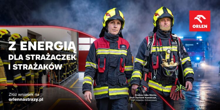 20 mln zł dla strażaków. Ruszył nabór do programu „ORLEN na straży”