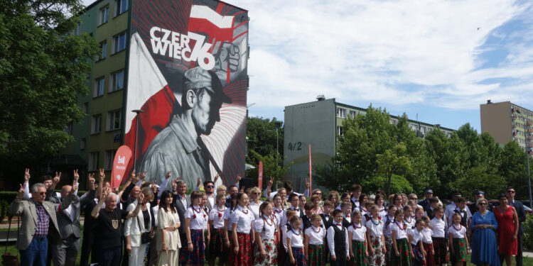 Poruszające odsłonięcie muralu Czerwca ’76