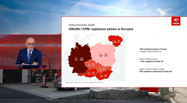 Wyniki finansowe ORLEN, zrzut z YT